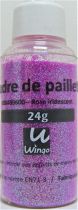 Poudre de paillettes iridescente rose 24 grs x1