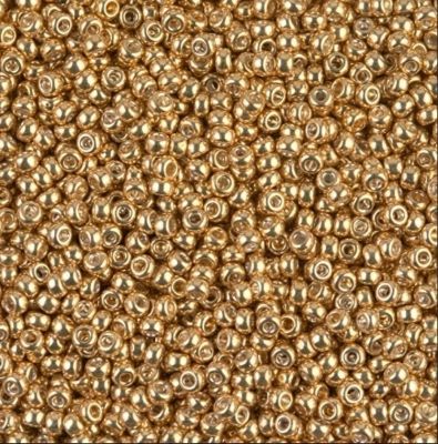 Rocaille Miyuki 11/0 1052 - Galvanized Gold x5g