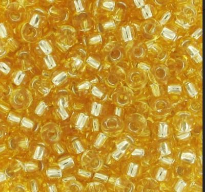 Rocaille Miyuki 11/0 3 - Gold Silver Lined x5g