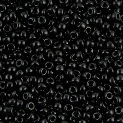 Rocaille Miyuki 11/0 401 - Opaque Black x5g