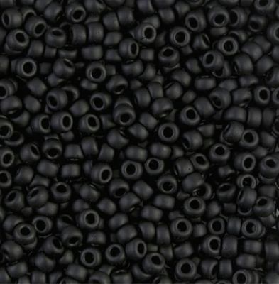 Rocaille Miyuki 11/0 401 - Opaque Black x5g