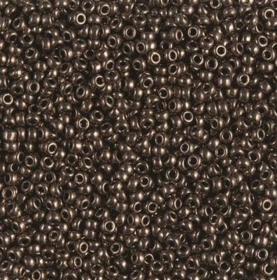 Rocaille Miyuki 11/0 401F - Matte Opaque Black x5g