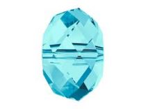 Ronde aplatie 5040-8mm Light Turquoise x1 Cristal Swarovski