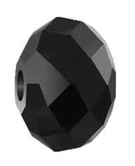 Ronde aplatie 5041-18mm Jet x1 Cristal Swarovski