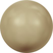 Ronde nacrée 5810 10mm Crystal Vintage Gold Pearl x1 Swarovski