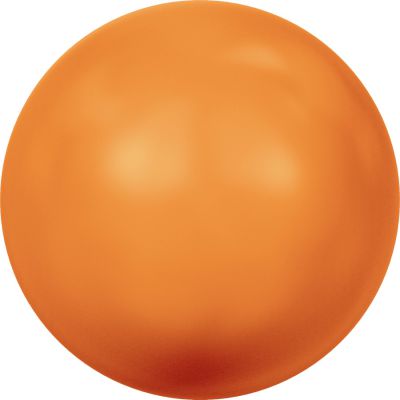 Ronde nacr�e 5810 8mm Crystal Neon Orange Pearl x5 Swarovski