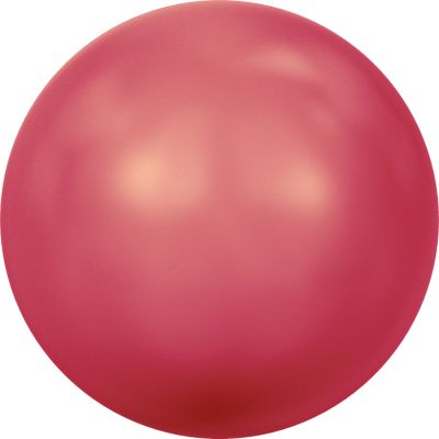 Ronde nacr�e 5810 8mm Crystal Neon Red Pearl x5 Swarovski