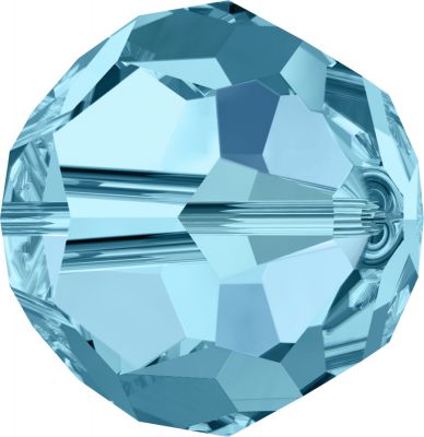 Rondes 5000 Aquamarine 6mm x6 Cristal Swarovski