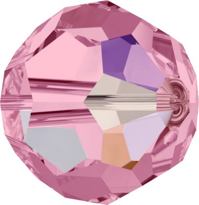 Rondes 5000 Light Rose AB 4mm x20 Cristal Swarovski