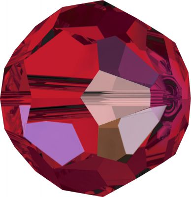 Rondes 5000 Light Siam AB 6mm x6 Cristal Swarovski