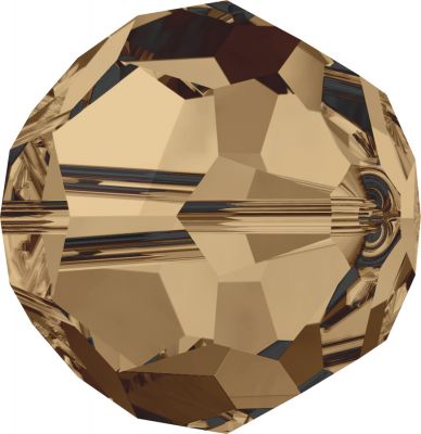 Rondes 5000 Light Smoked Topaz 8mm x1 Cristal Swarovski
