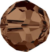 Rondes 5000 Smoked Topaz 8mm x1 Cristal Swarovski