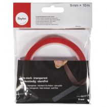 Ruban adhsif double face extra fort 9 mm x 10 m