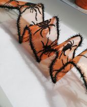 Ruban Halloween Araignée Largeur 6CM vendu au mètre
