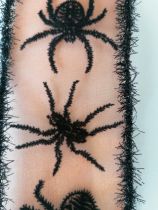 Ruban Halloween Araignée Largeur 6CM vendu au mètre