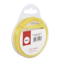 Ruban organdi jaune 7mm -10m 