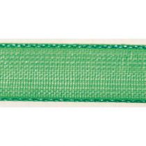 Ruban organdi vert 7mm -10m 