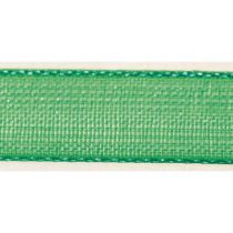 Ruban organdi vert 7mm -10m 