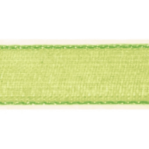 Ruban organdi vert clair 7mm -10m 