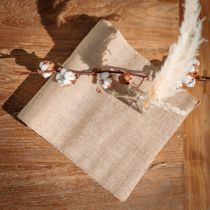 Ruban Toile de Jute 15cm rouleau de 5 Mtres
