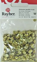 Sequins paillettes bombs rayher 6mm dor 4000 pices