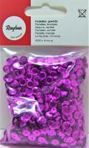 Sequins paillettes bombs rayher 6mm fuchsia 4000 pices