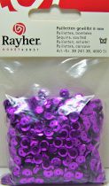 Sequins paillettes bombs rayher 6mm violet 4000 pices