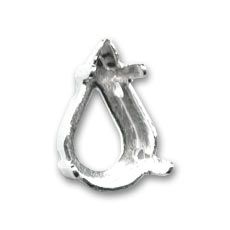 Serti griffes-argent�-cabochon poire 4300-10x6 mm Swarovski x1