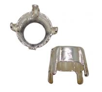 Serti griffes cabochon-argent&eacute; 1088-8mm Swarovski x1