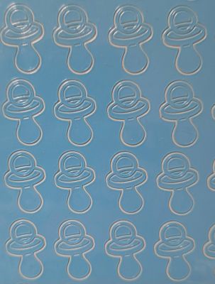 Stickers 84 t�tines bleues