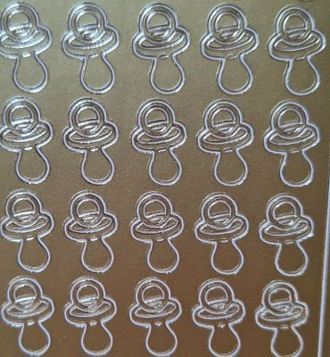 Stickers 84 t�tines dor�es