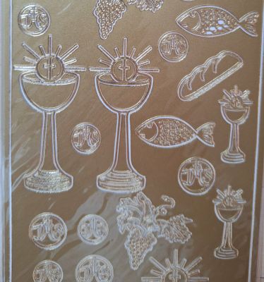 Stickers communion et confirmation dor�