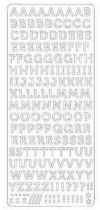 Stickers de contours alphabet or