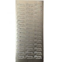 Stickers Mot \ Menu\  Argent arabesque