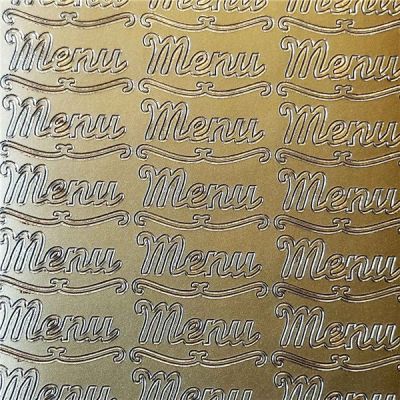 Stickers Mot \ Menu\  dor�