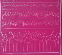 Stickers printanier herbes fleurs rose