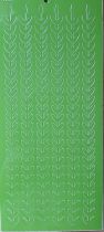 Stickers printanier tiges feuilles vertes