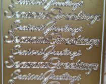 Stickers Seasons greetings/meilleurs voeux