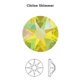 Strass 2028 Citrine shimmer 5mm x30 Cristal Swarovski