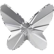Strass papillon 2854- Crystal- 12mm x1 - Cristal Swarovski