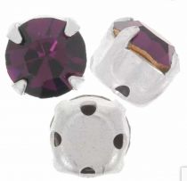 Strass serti 53200 Amethyst 4mm x1 cristal Swarovski