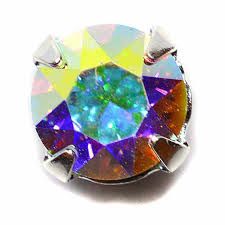 Strass serti 53201 Crystal AB 4,3mm x1 cristal Swarovski