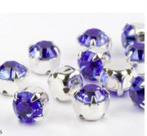 Strass serti 53201 Sapphire 4,3mm x1 cristal Swarovski