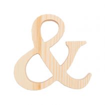 Symbole & - 8 Cm - Bois