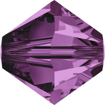 Toupie 5328 Amethyst 3mm x50 Cristal Swarovski