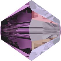 Toupie 5328 Amethyst Satin 4mm x50 Cristal Swarovski