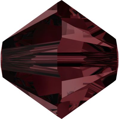 Toupie 5328 Burgundy 4mm x50 Cristal Swarovski