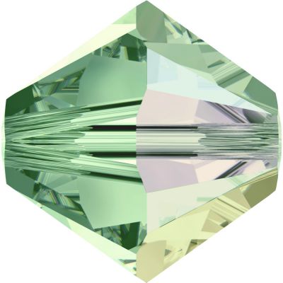 Toupie 5328 Chrysolite AB 6mm x1 Cristal Swarovki