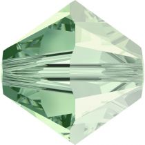 Toupie 5328 Chrysolite Satin 4mm x 50 Cristal Swarovki