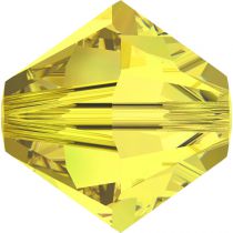 Toupie 5328 Citrine 3mm x 50 Cristal Swarovki